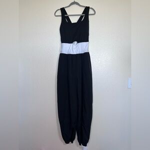 Black and white jumpsuit, size 2X
